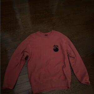 Stussy Men's washed  red Sweater